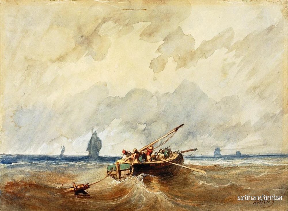 Reproduktion av målningen Vue marine - Paul Marny - Bild 2