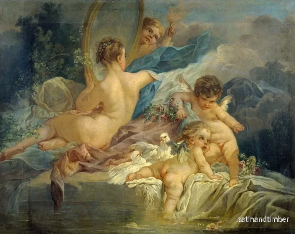 Reproduktion av målningen La Toilette de Vénus - François Boucher - Bild 2