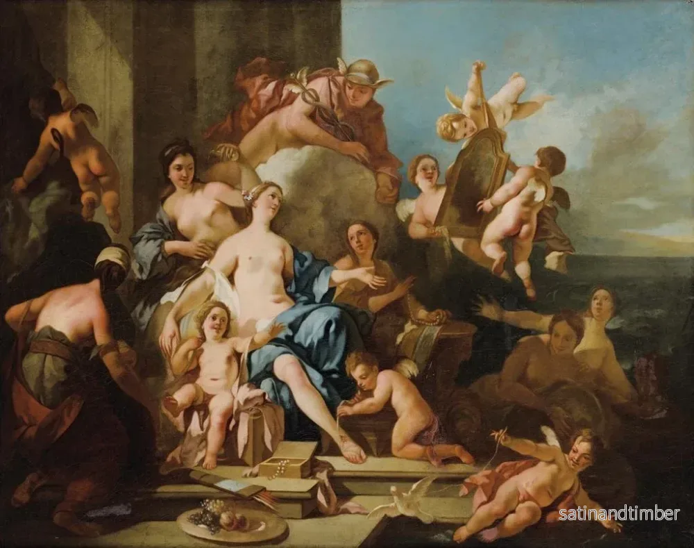Reproduktion av målningen Venus och Merkurus - Pierre-Jacques Cazes - Bild 2