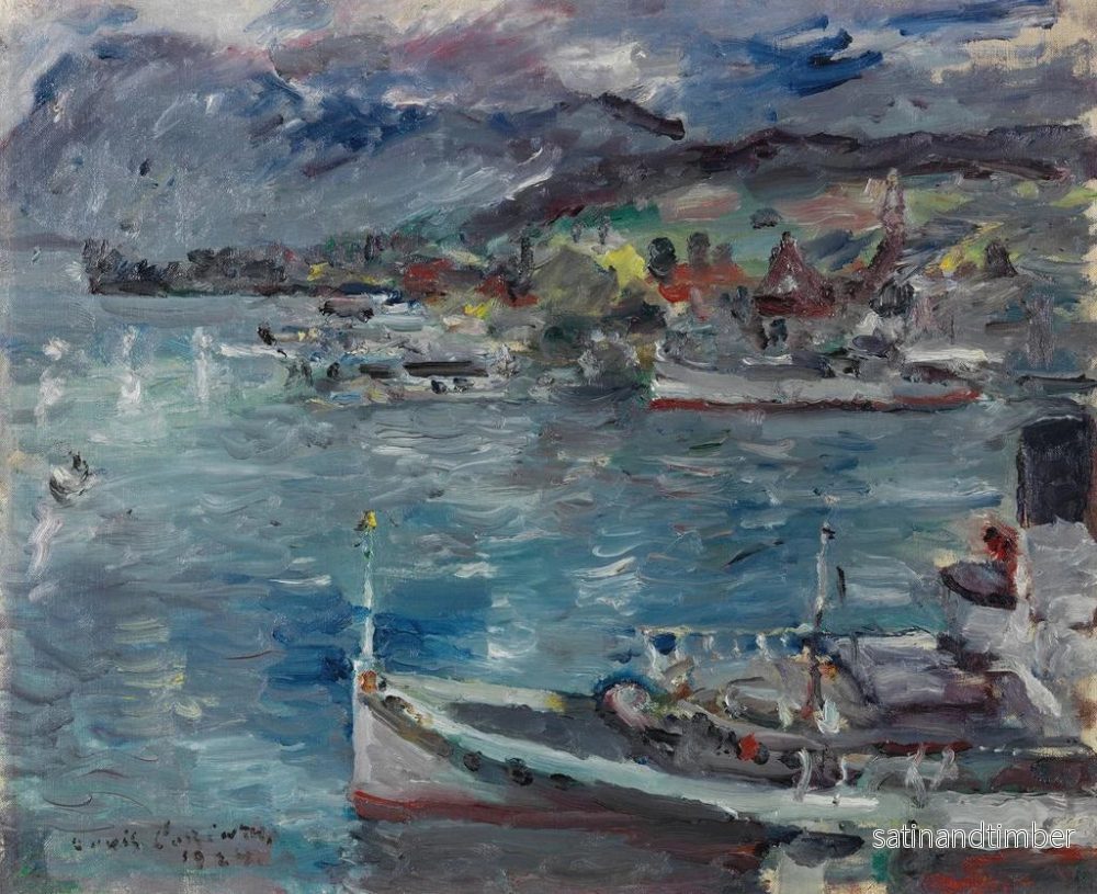 Reproduktion av målningen av Lucerne-sjön på morgonen - Lovis Corinth - Bild 2
