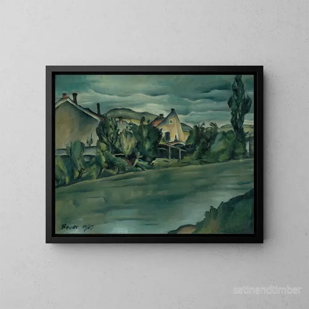 Reproduktion av målningen Lignes de Ahanovsk - Konstantin Bauer