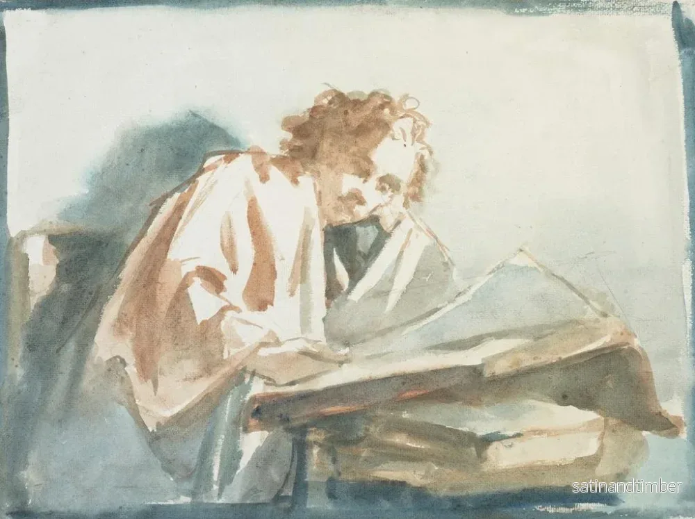 Reproduktion av målningen En student - Petrus van der Velden - Bild 2