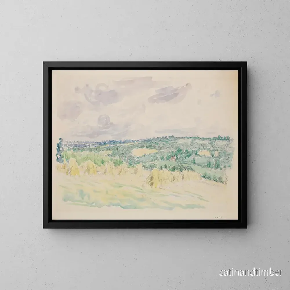 Reproduktion av målningen Le Champ de maïs - Spencer Frederick Gore