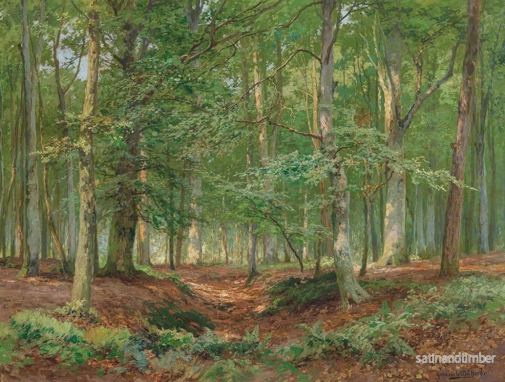 Reproduktion av målningen En skogsglänta - Heinrich Böhmer - Bild 2