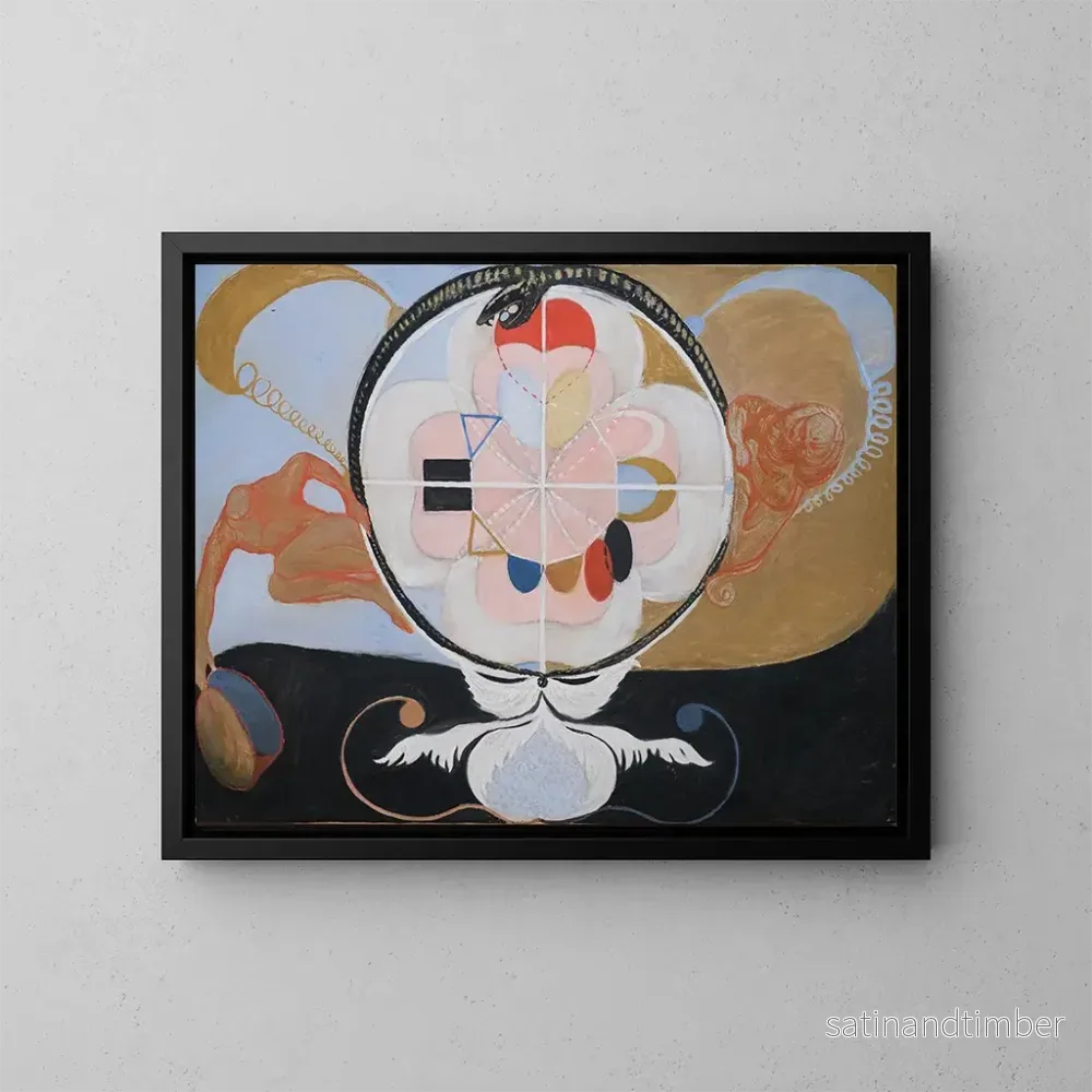 Reproduktion av målningen Evolution nr 13 Grupp VI – Hilma af Klint Reproduktion av målningen Evolution nr 13 Grupp VI – Hilma af Klint