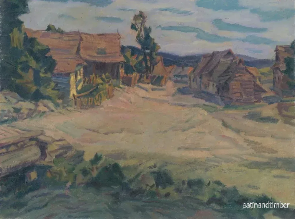 Reproduktion av målningen Landskap av Menguovce - Gustav Mahler - Bild 2