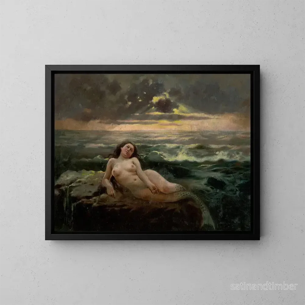 Reproduktion av målningen Vågorna av havet - Gustav Mahler
