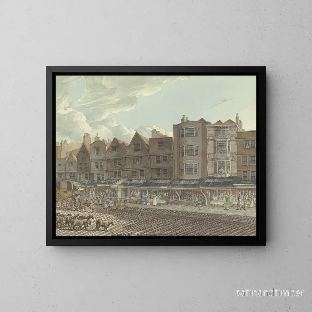 Reproduktion av målningen Aldgate - Robert Bremmel Schnebbelie