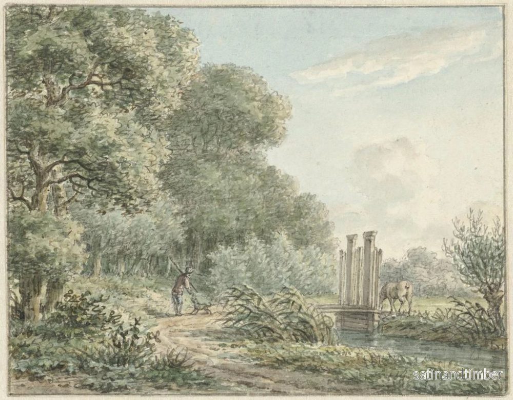 Reproduktion av målningen Promenör på vägen till Amstelveen - Jan Evert Grave - Bild 2