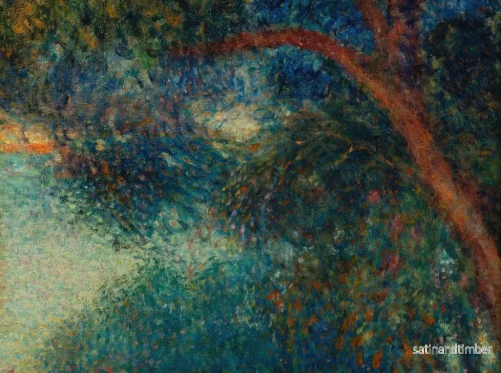Reproduktion av målningen av Sälg som gråter vid en flod - Georges Lemmen - Bild 2