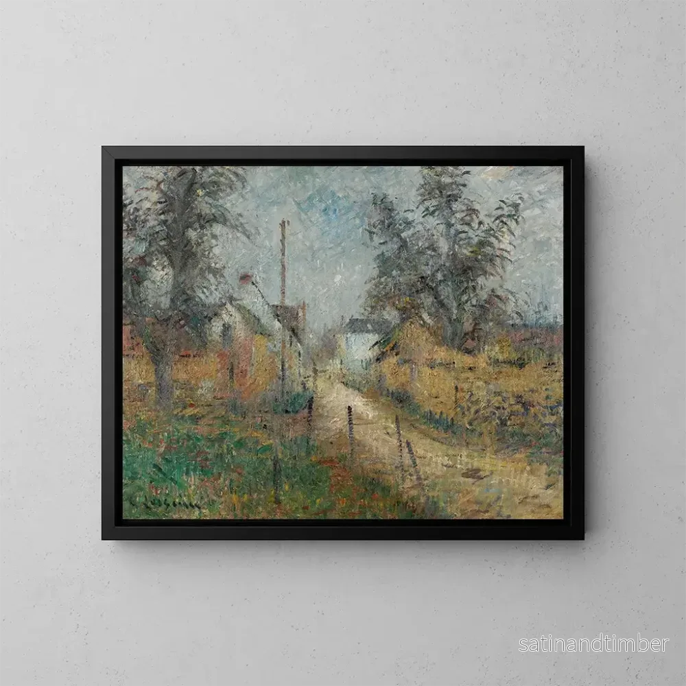 Reproduktion av målningen Ferme en Normandie - Gustave Loiseau