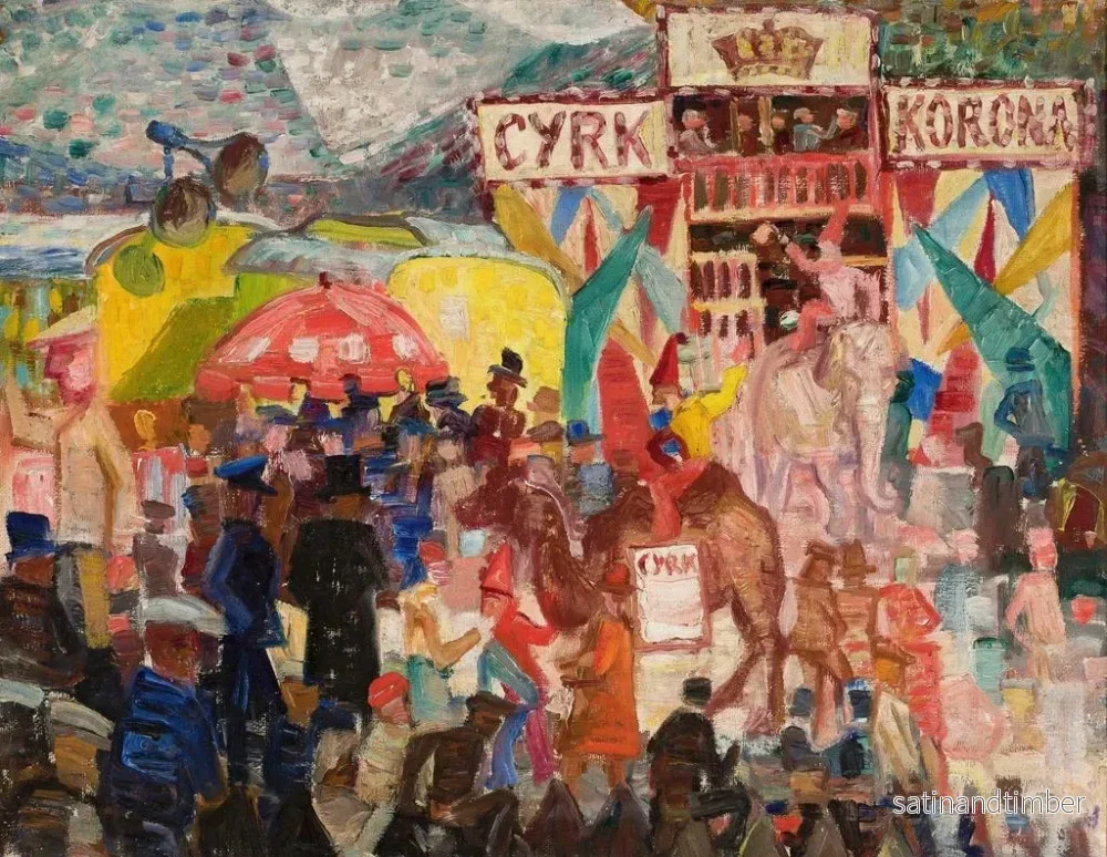 Reproduktion av målningen Cirque - Stanisław Osostowicz - Bild 2