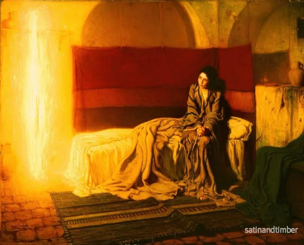 Reproduktion av målningen L'Annonciation - Henry Ossawa Tanner - Bild 2