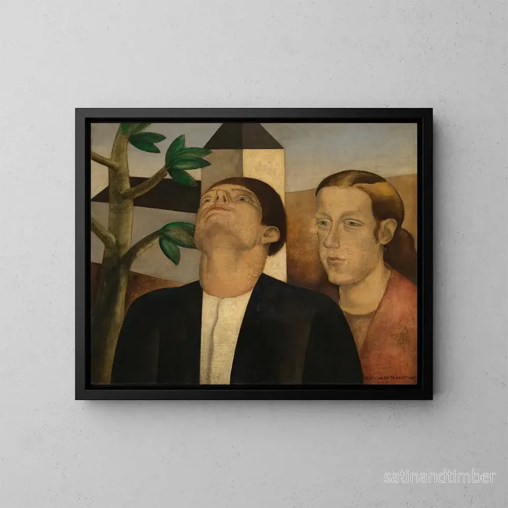 Reproduktion av målningen Azur - Gustave Van de Woestijne
