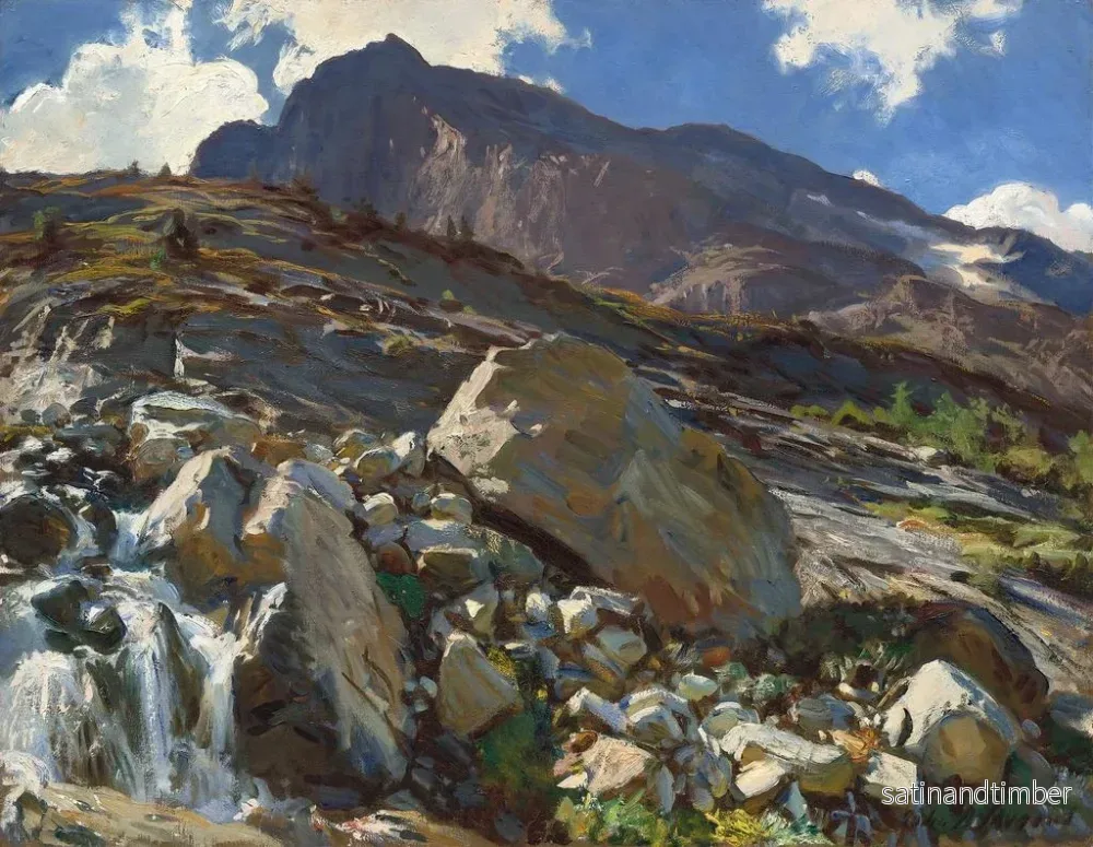 Reproduktion av målningen Col du Simplon - John Singer Sargent - Bild 2