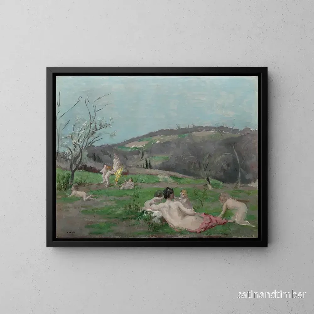 Reproduktion av målningen Le Jardin - Ker Xavier Roussel