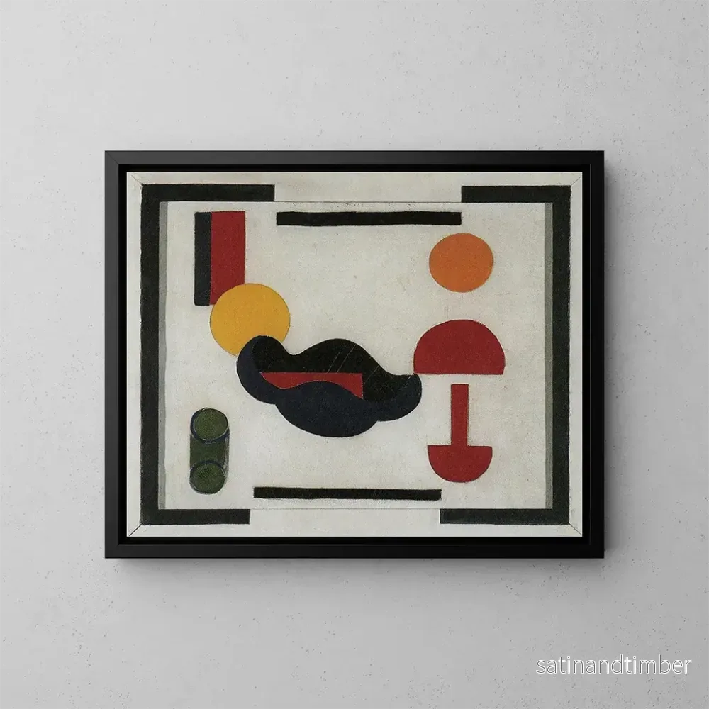 Reproduktion av målningen Naturtavla komposition V - Theo van Doesburg