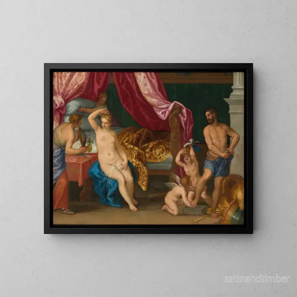 Reproduktion av målningen Venus och Mars – Hans Rottenhammer Reproduktion av målningen Venus och Mars – Hans Rottenhammer