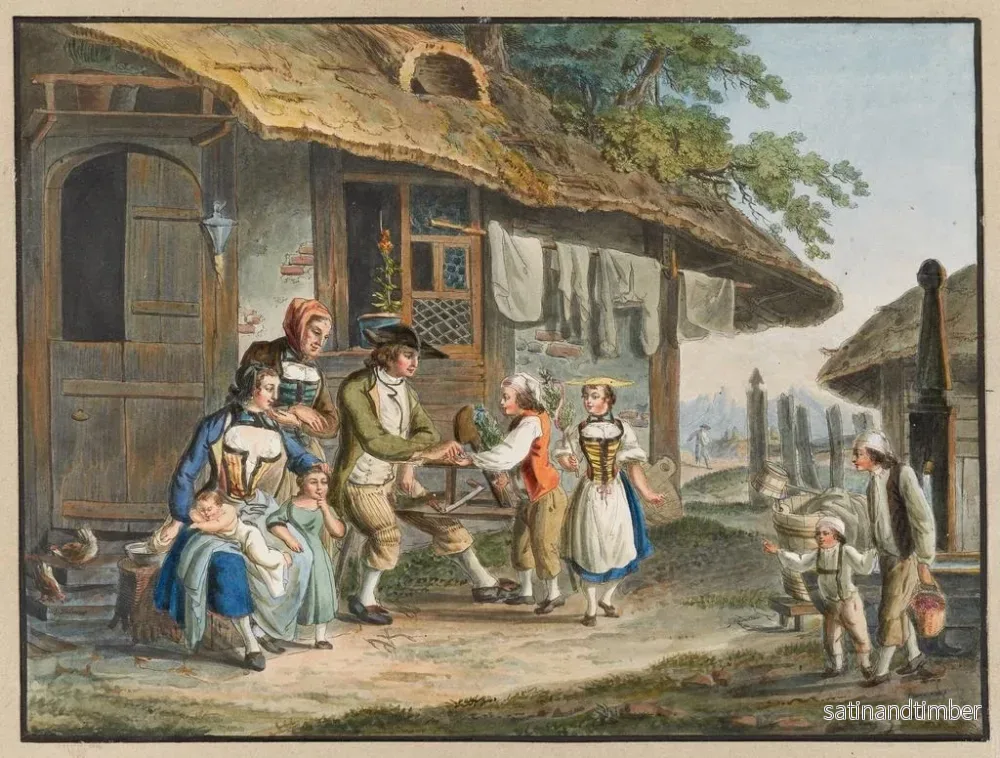 Reproduktion av målningen Le Printemps - Johann Georg Volmar - Bild 2