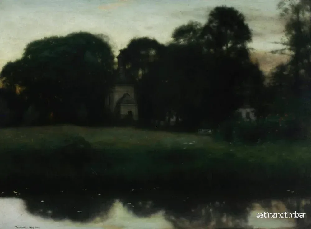 Reproduktion av målningen Parc à Duboy - Józef Pankiewicz - Bild 2