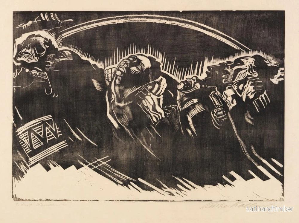 Reproduktion av målningen Les volontaires - Käthe Kollwitz - Bild 2