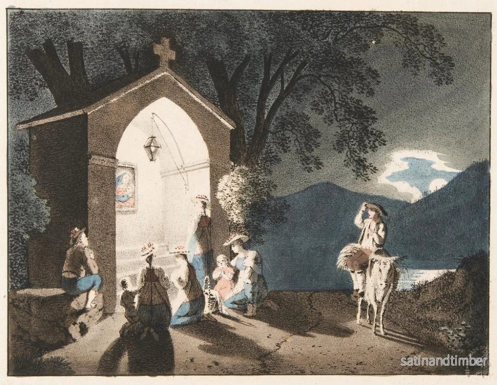 Reproduktion av målningen La prière du soir - Franz Niklaus König - Bild 2