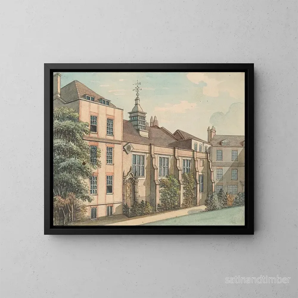 Reproduktion av målningen Staple Inn - Samuel Ireland