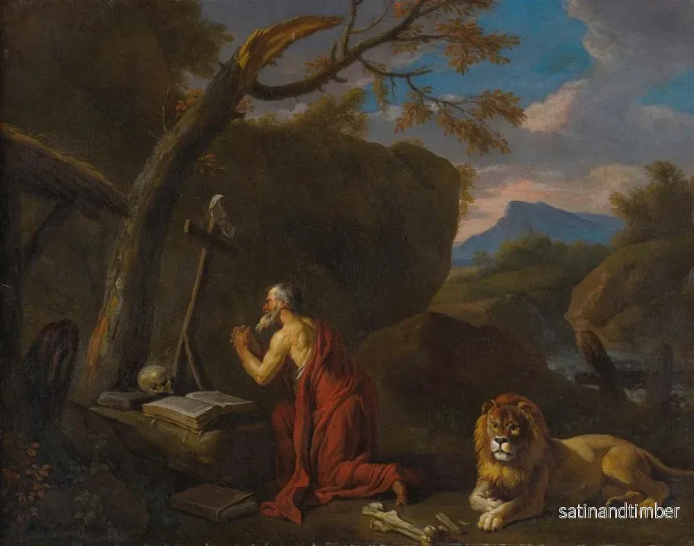 Reproduktion av målningen Le saint Jérôme pénitent - Pieter van Bloemen - Bild 2