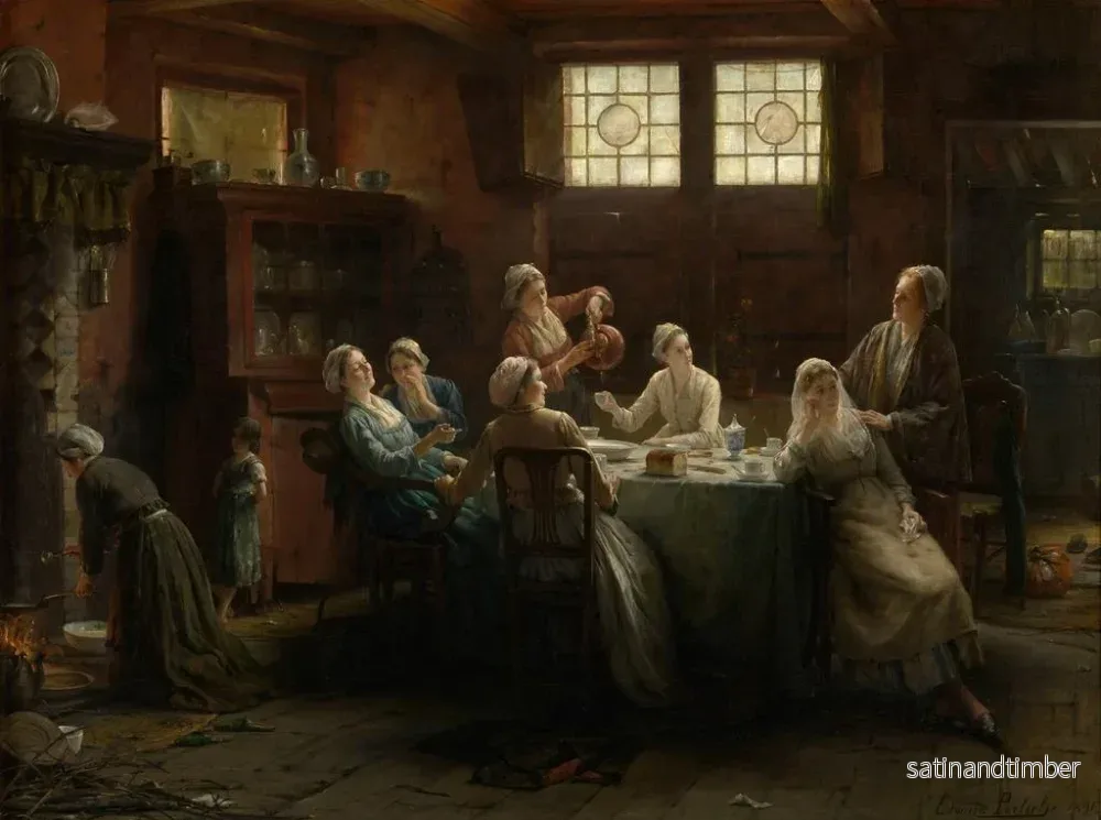 Reproduktion av målningen Lite av retsticka - Edward Antoon Portielje - Bild 2