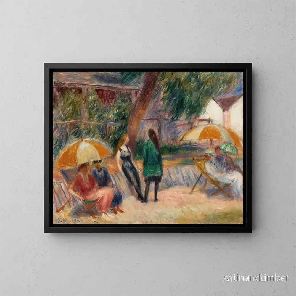 Reproduktion av målningen Strand med figurer i Bellport – William James Glackens Reproduktion av målningen Strand med figurer i Bellport – William James Glackens