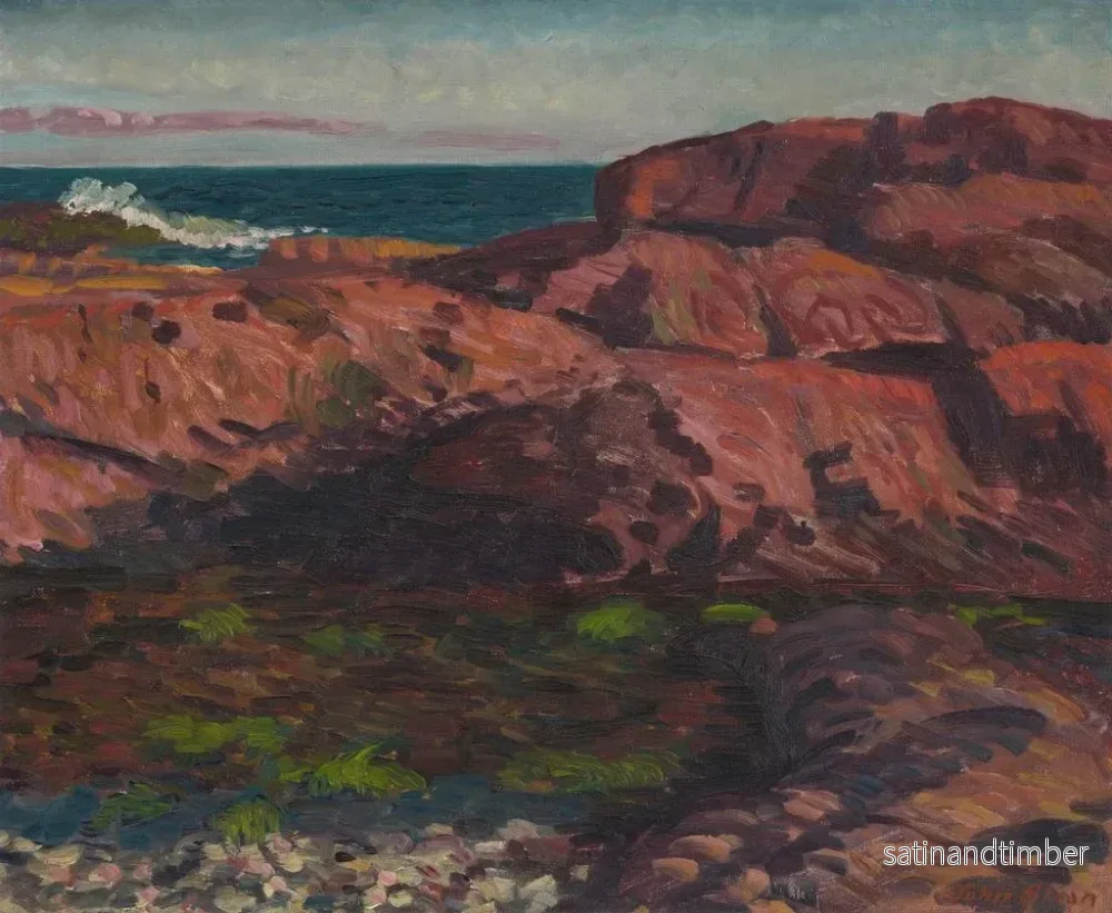 Reproduktion av målningen Eftermiddag vid Red Rocks - John Sloan - Bild 2