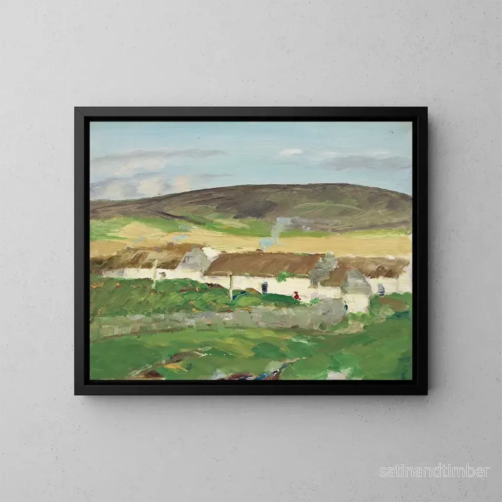Reproduktion av målningen Le Cottage Blanc, Irland – Robert Henri Reproduktion av målningen Le Cottage Blanc, Irland – Robert Henri