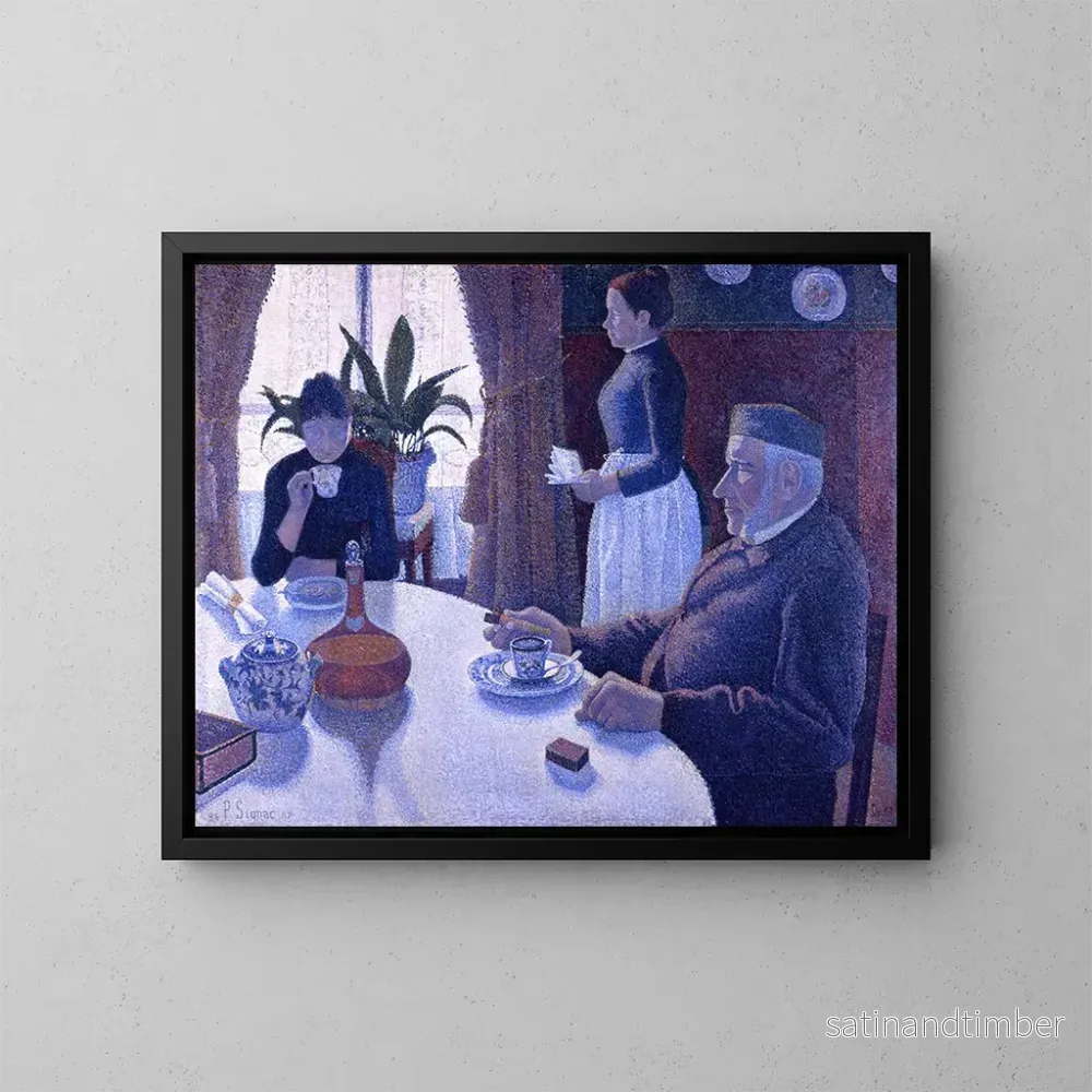 Reproduktion av målningen La salle à manger - Paul Signac