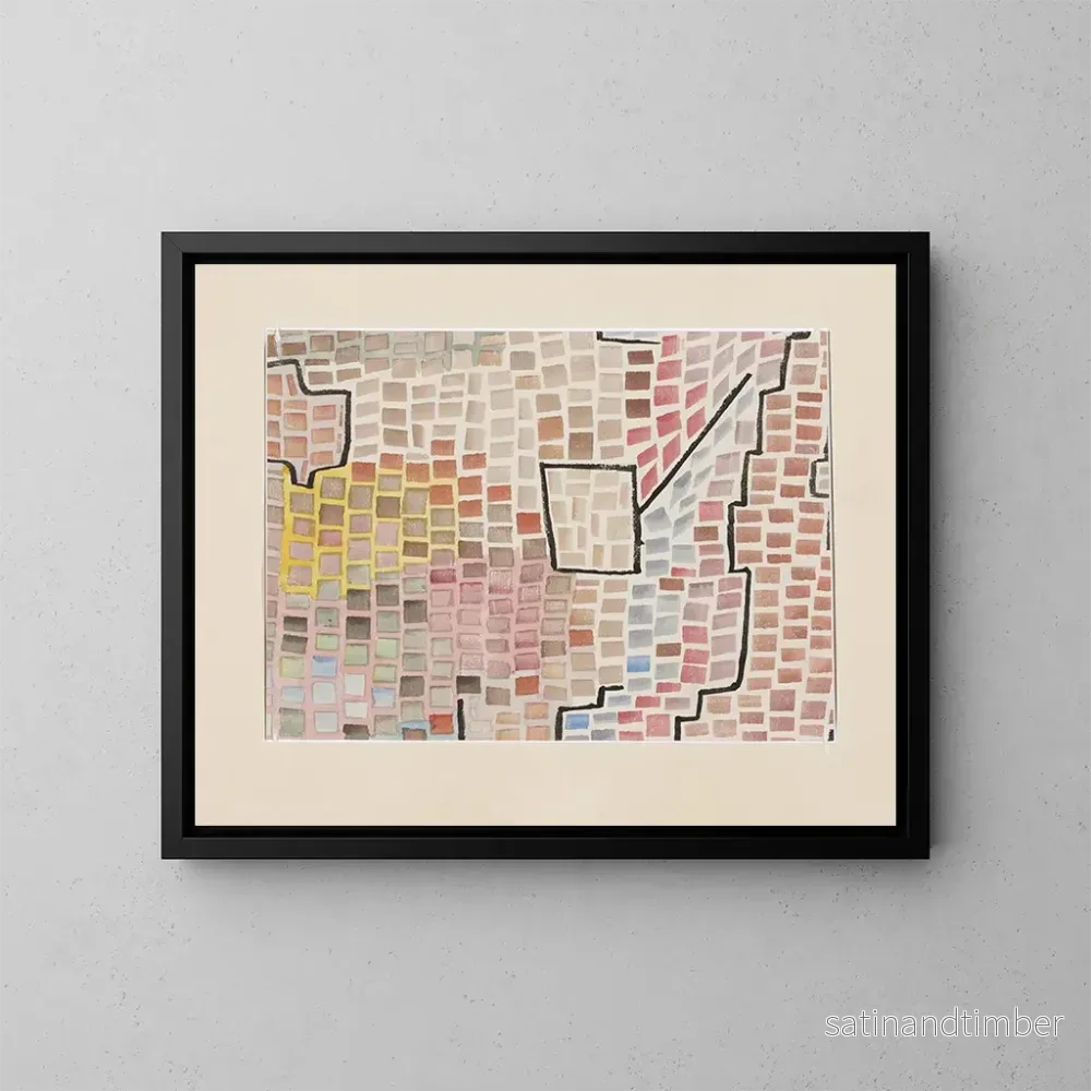 Reproduktion av målningen Fertilité entretenue - Paul Klee