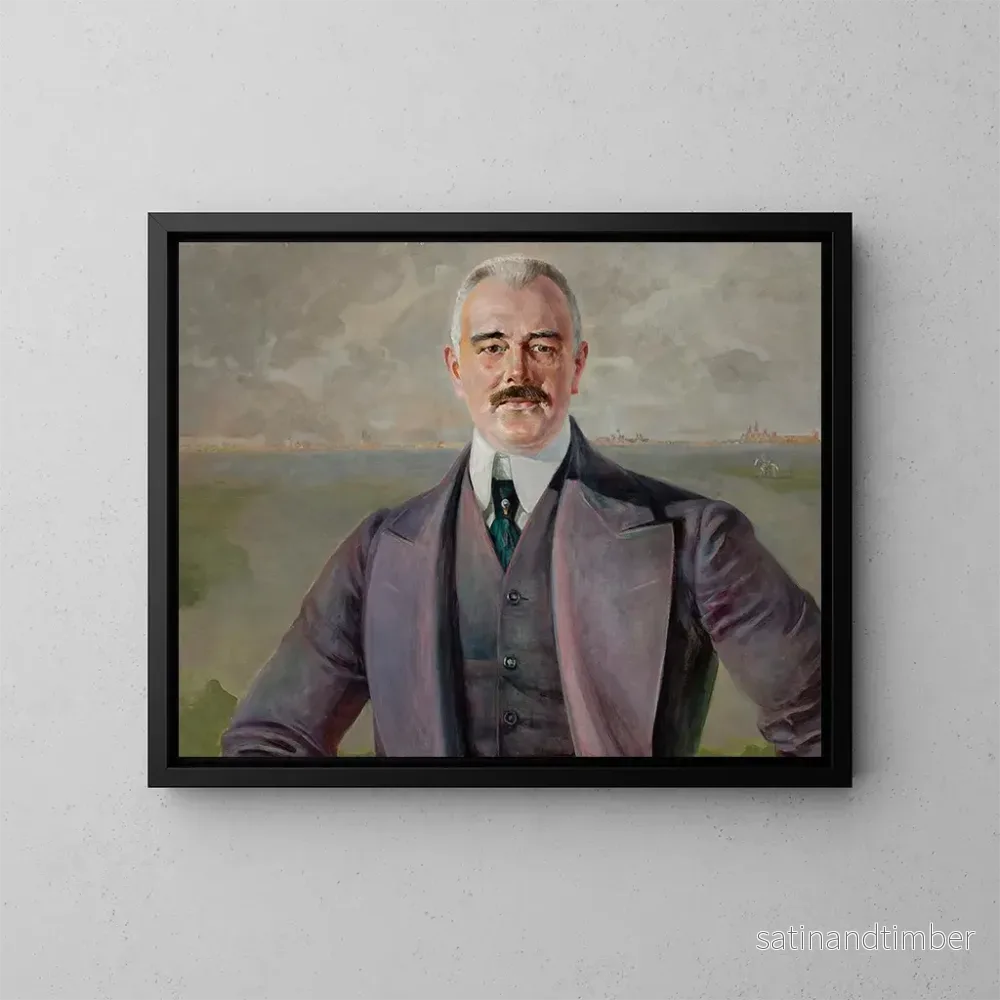 Reproduktion av målningen Porträtt av J. Armowicz - Jacek Malczewski