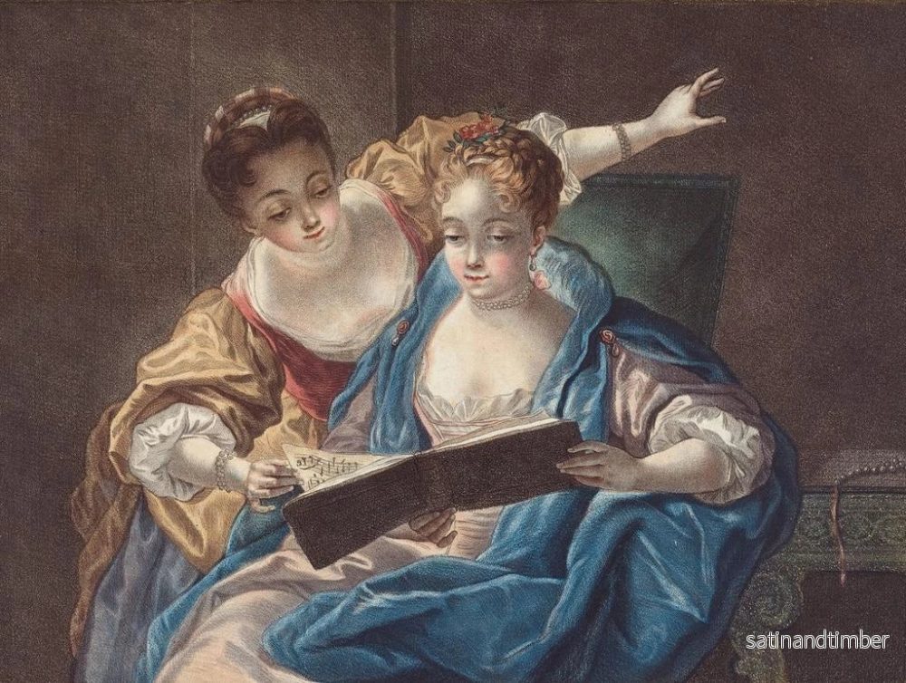 Reproduktion av målningen Les fins musiciens - Louis-Marin Bonnet - Bild 2