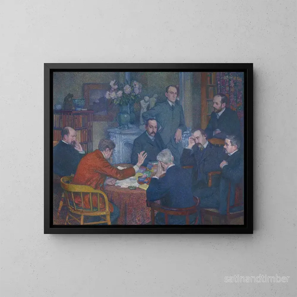 Reproduktion av målningen La Lecture - Theo van Rysselberghe