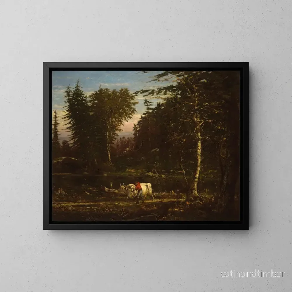 Reproduktion av målningen i Adirondacks – George Inness Reproduktion av målningen i Adirondacks – George Inness