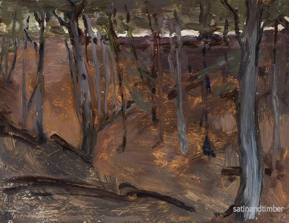 Reproduktion av målningen Skog Finland - Jan Cybis - Bild 2