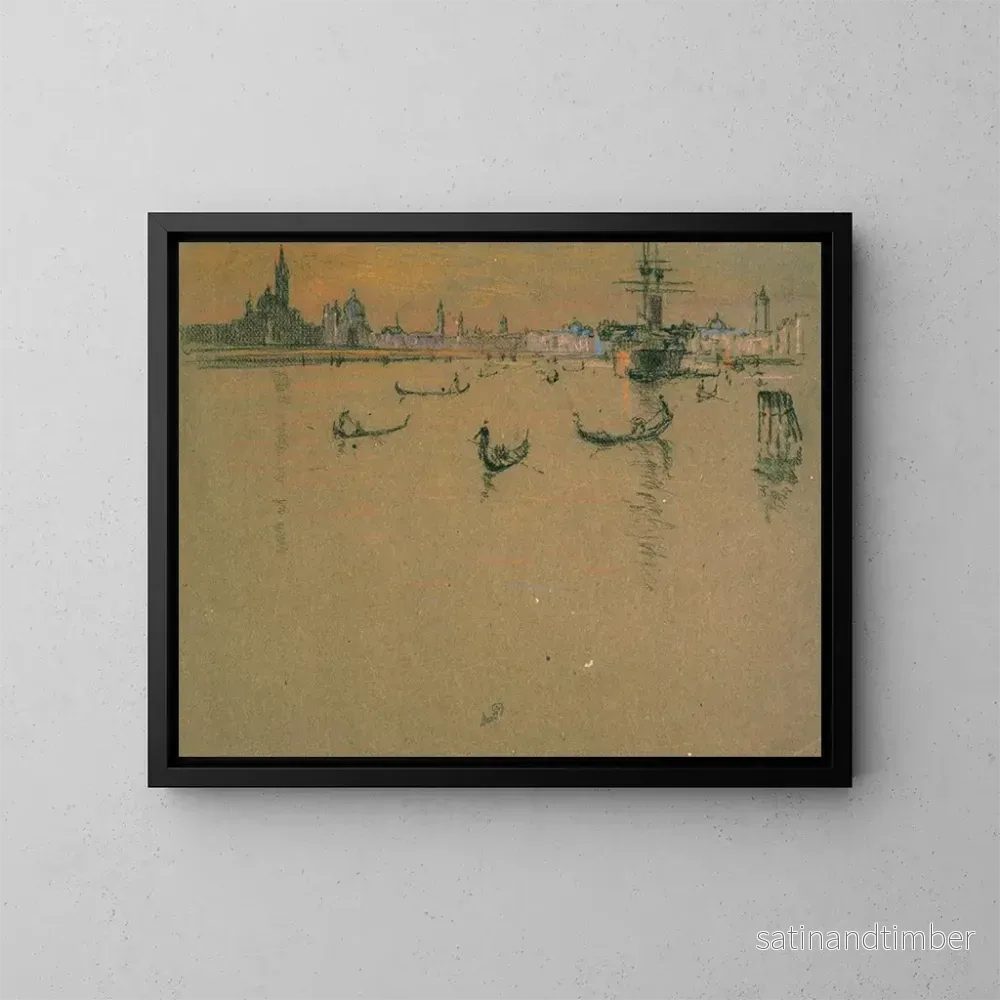 Reproduktion av målningen Lagune de Venise – Joseph Pennell Reproduktion av målningen Lagune de Venise – Joseph Pennell