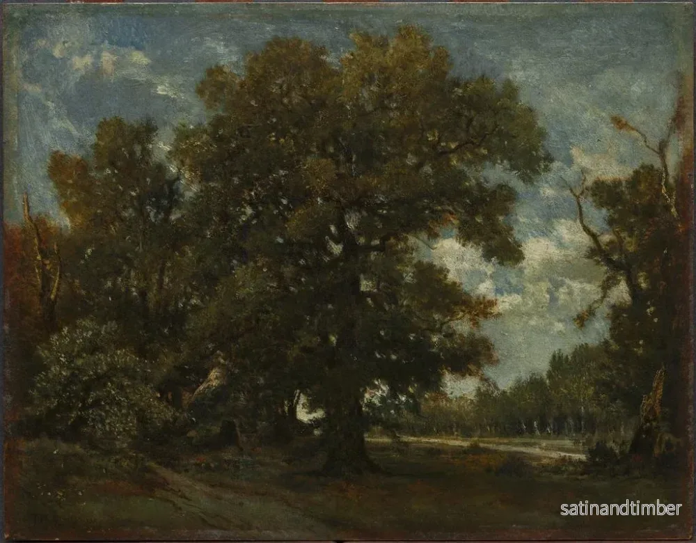 Reproduktion av målningen Le Chêne - Théodore Rousseau - Bild 2