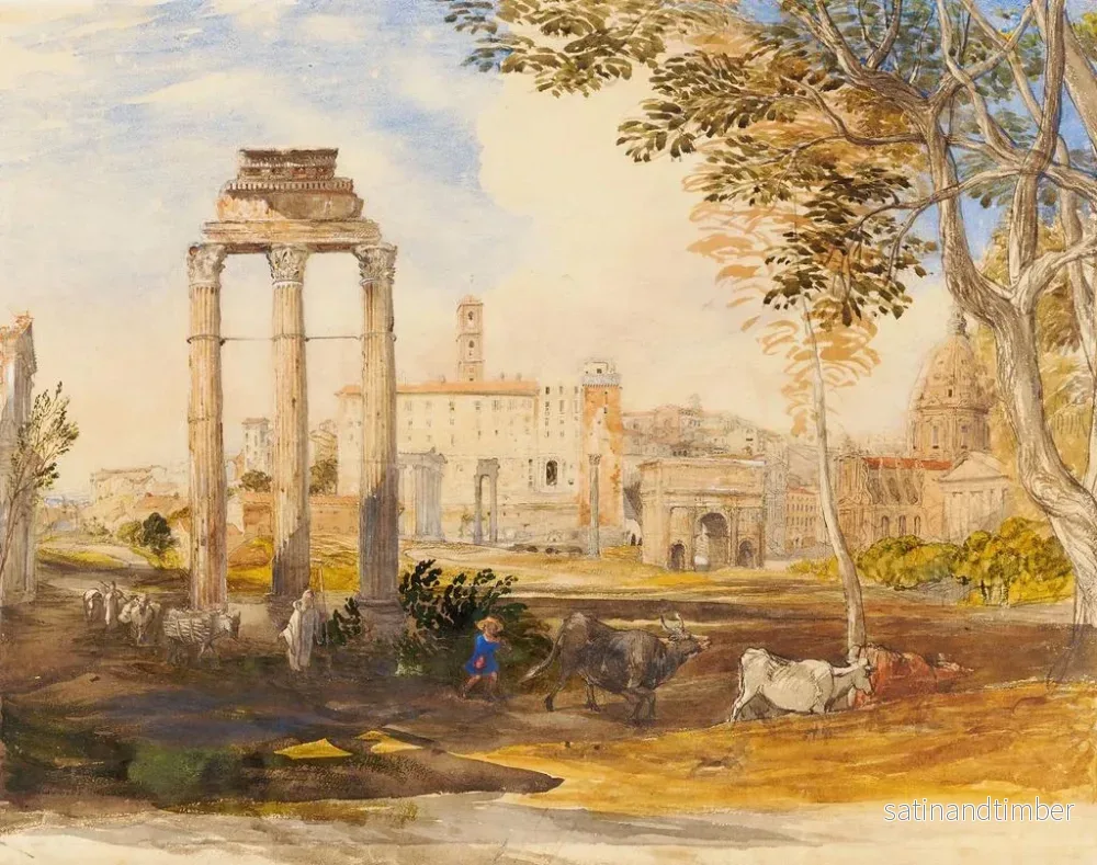 Reproduktion av målningen Le Forum romain - Samuel Palmer - Bild 2