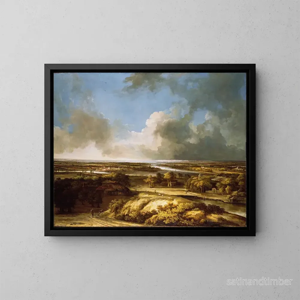 Reproduktion av målningen Ett panoramiskt landskap - Philips Koninck