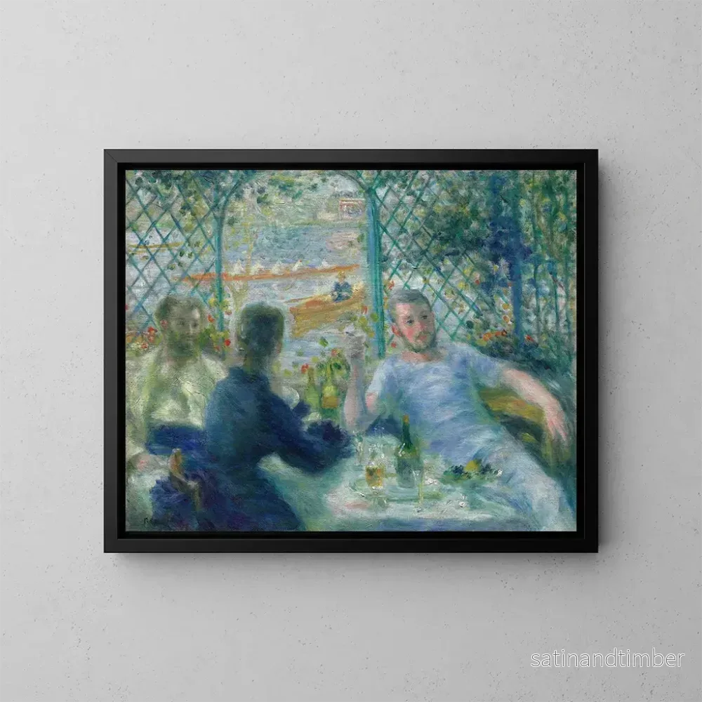 Reproduktion av målningen Frukost på restaurang Fournaise - Pierre-Auguste Renoir