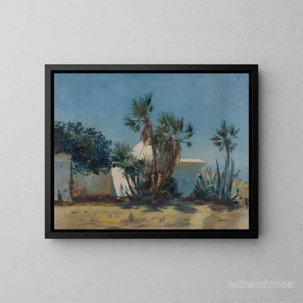 Reproduktion av målningen L'Oasis - Henry Brokman