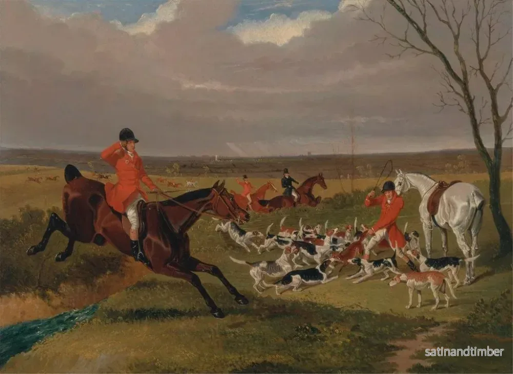 Reproduktion av målningen La chasse de Suffolk à la mort - John Frederick Herring l'Ancien - Bild 2