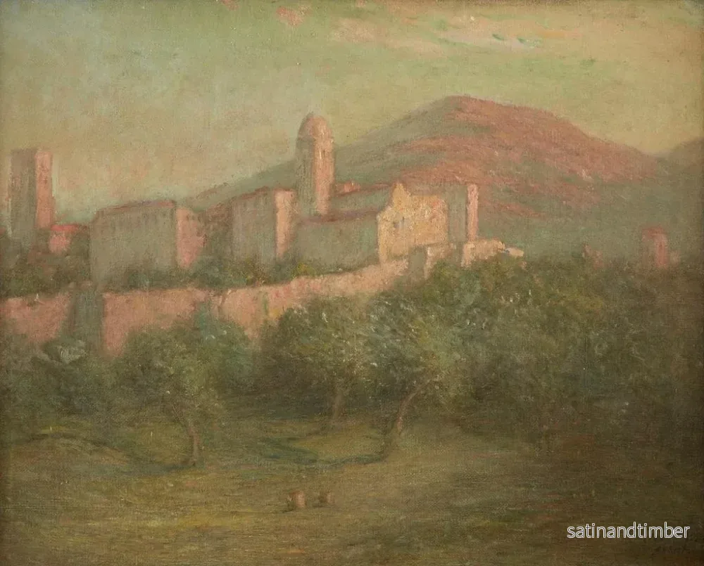Reproduktion av målningen Alhambra, Granada, Spanien - John Ferguson Weir - Bild 2