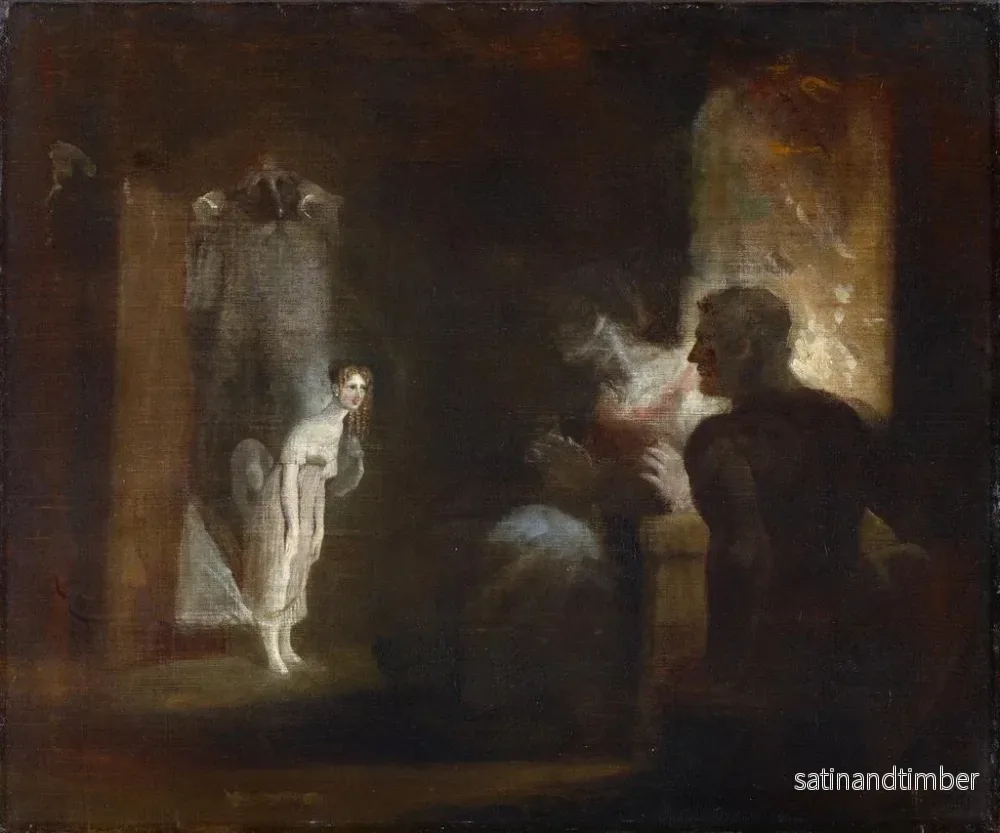 Reproduktion av målningen Undine entrer i fiskarens och hans hustrus hus - Henry Fuseli - Bild 2
