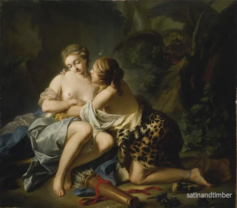 Reproduktion av målningen Jupiter under Diane och Callistos drag - Jean-Simon Berthélemy - Bild 2