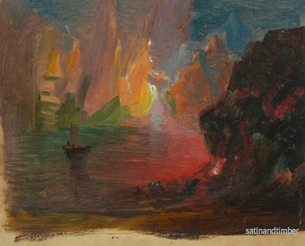 Reproduktion av målningen Fantasi av isberg - Frederic Edwin Church - Bild 2